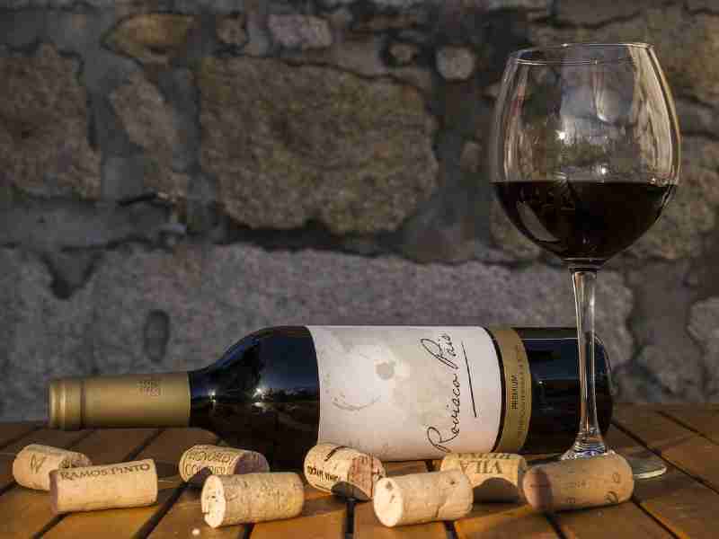 wine bottle gift from guests