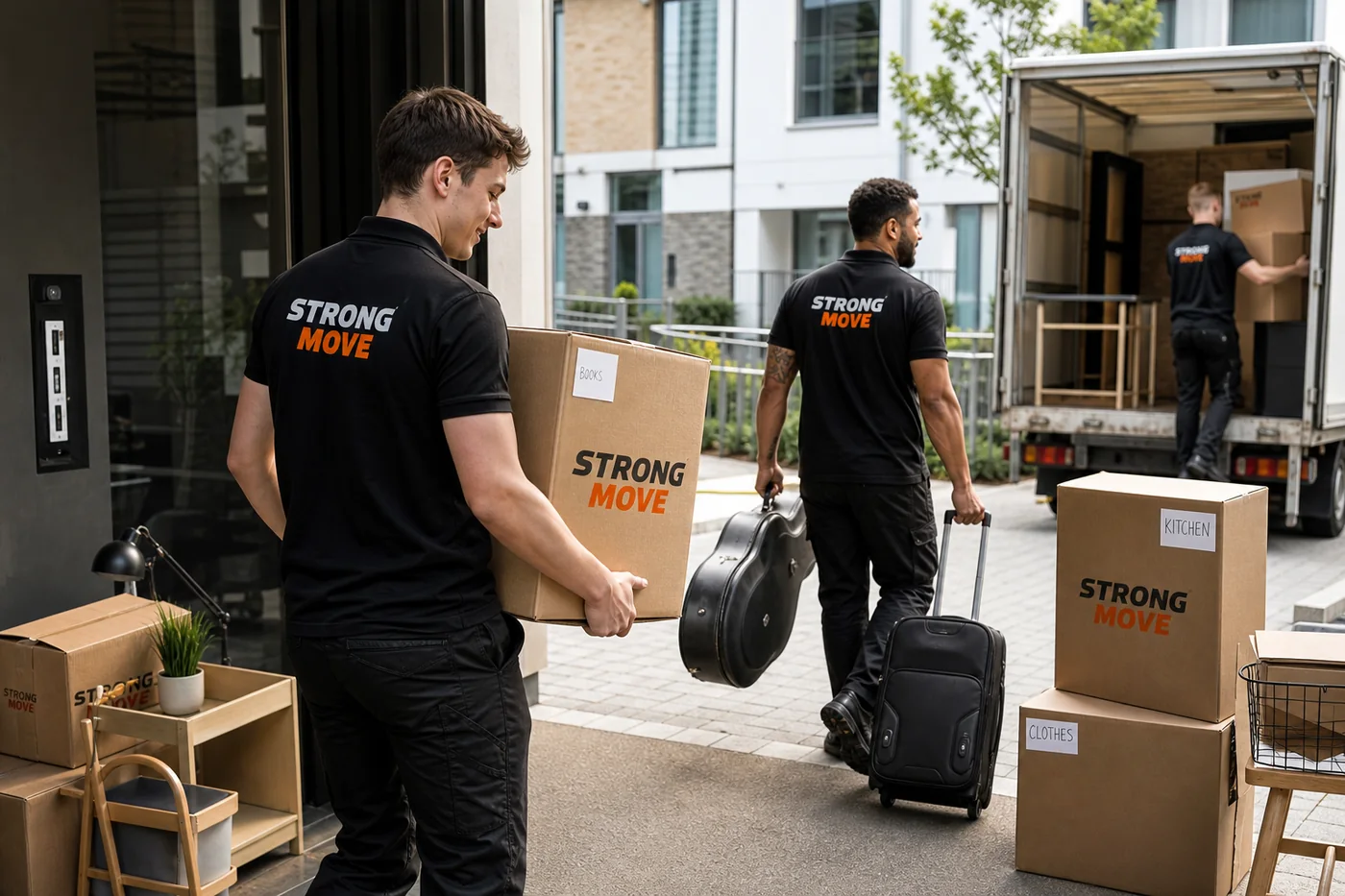 Strong Move team providing student storage london in London