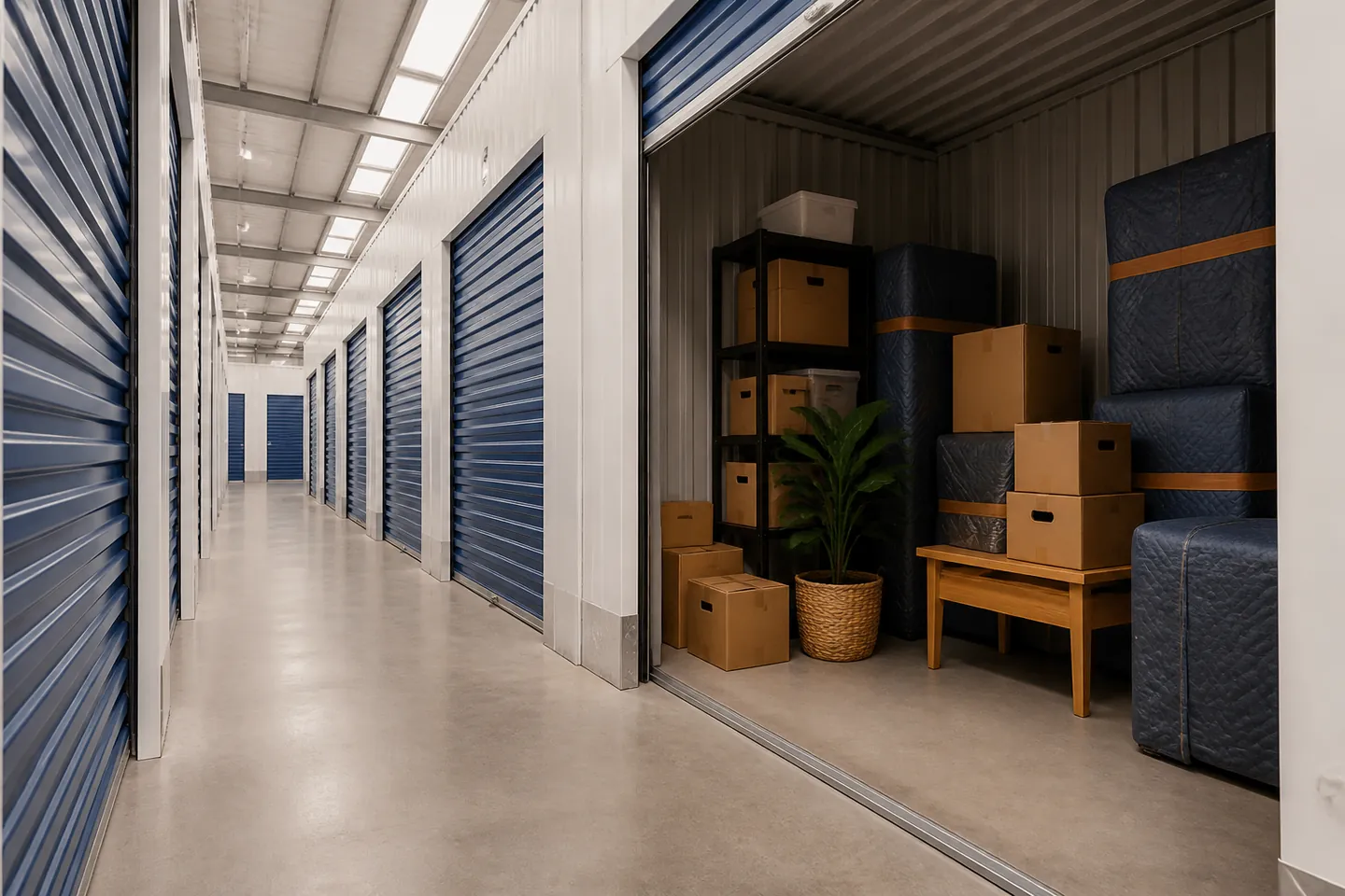 Strong Move storage collection prepared at a property in Nunhead