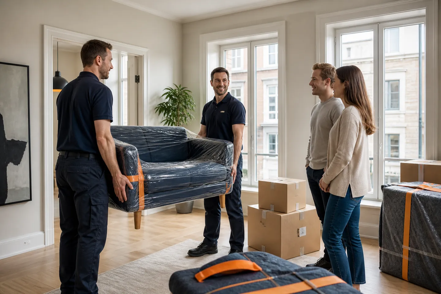 Protected belongings returned after storage for a customer in Kingsbury NW9