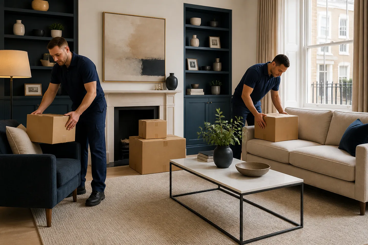 Strong Move storage collection prepared at a property in Kingsbury NW9